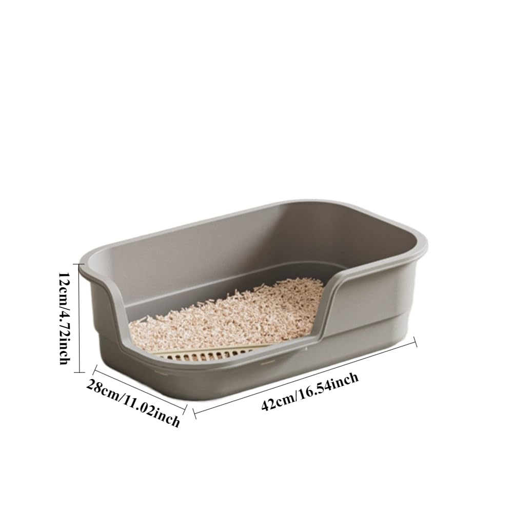 High Sides Low Entry Cat Litter Box D7064