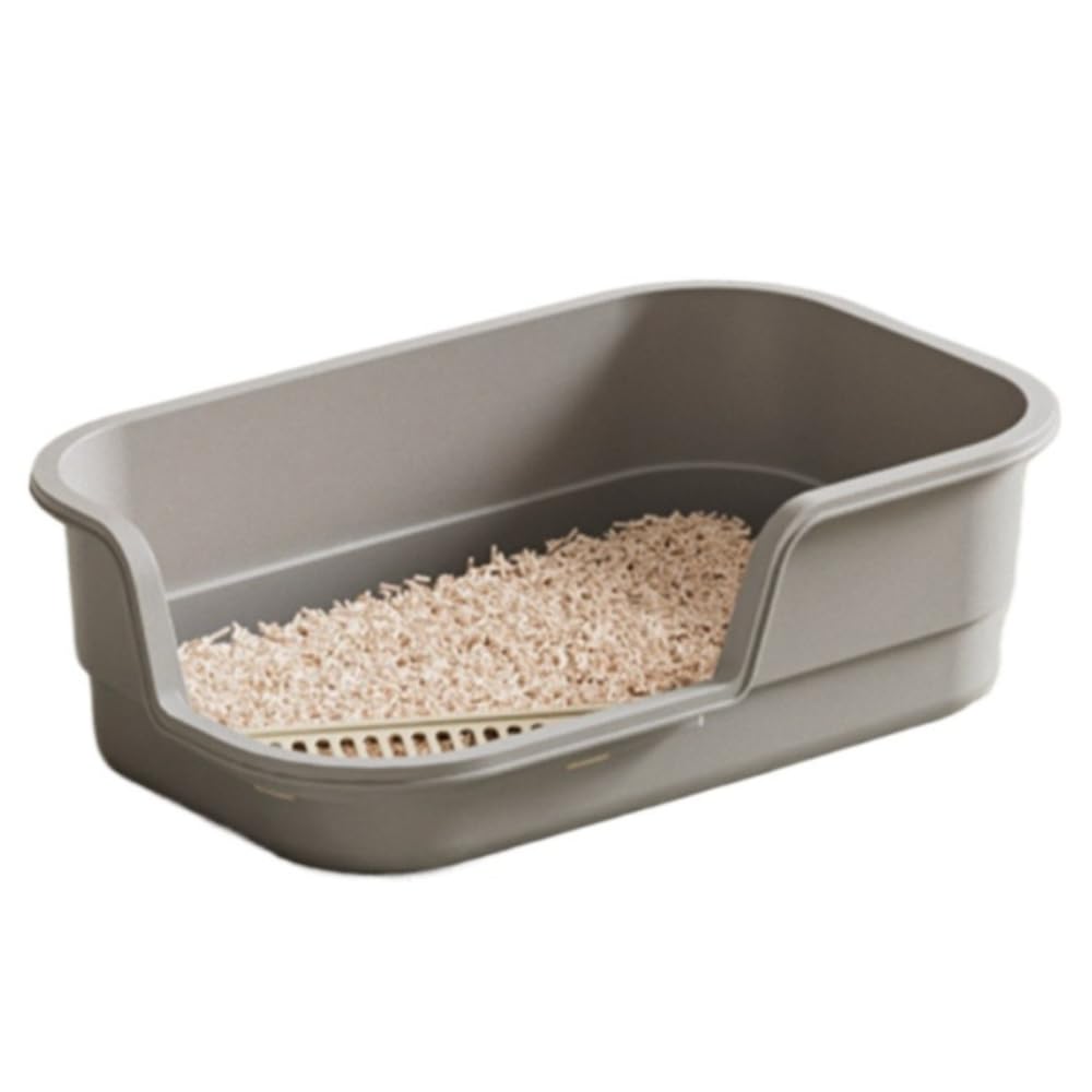 High Sides Low Entry Cat Litter Box D7064