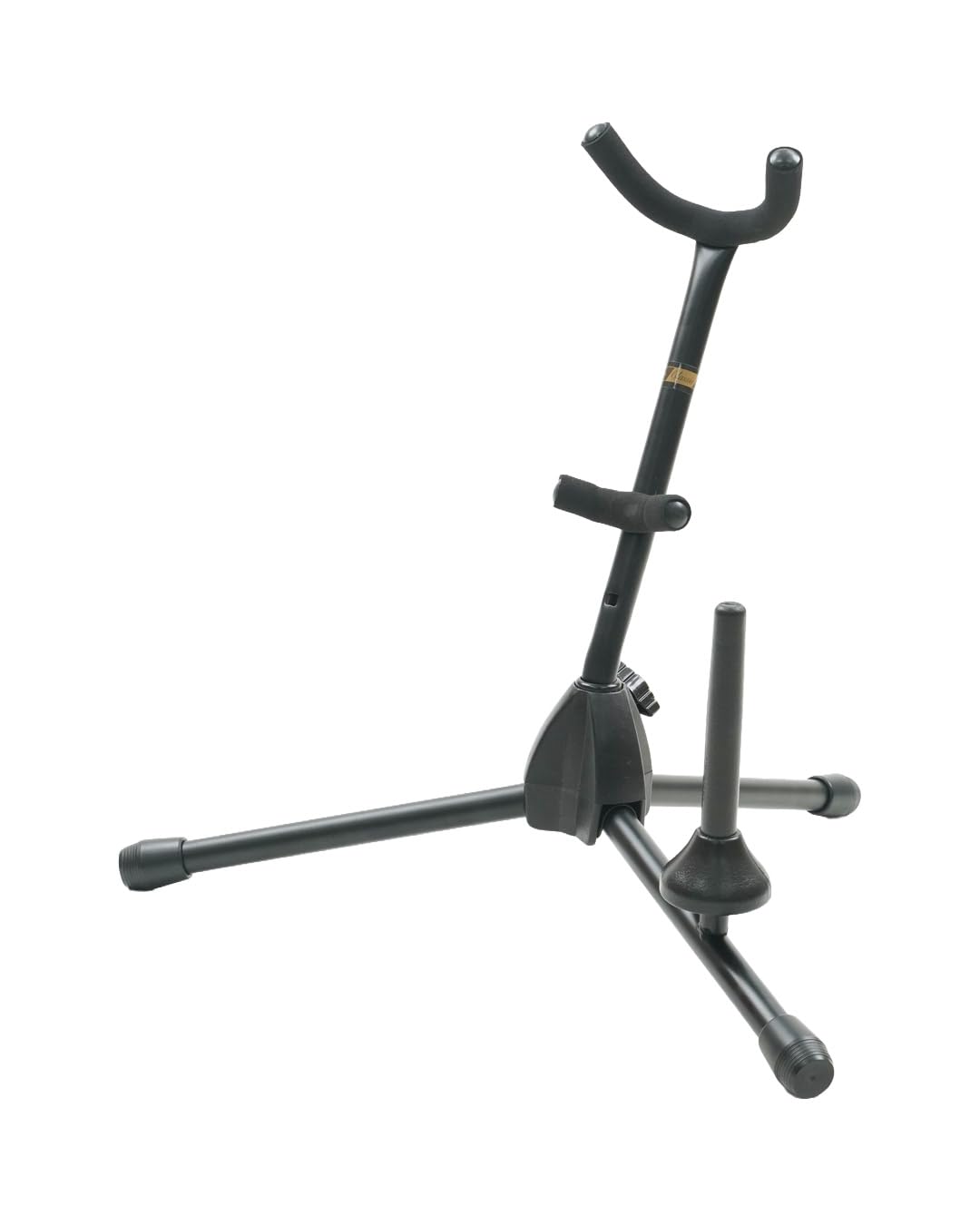 Black Alto Tenor Sax Stand with Flute Clarinet Peg V7510
