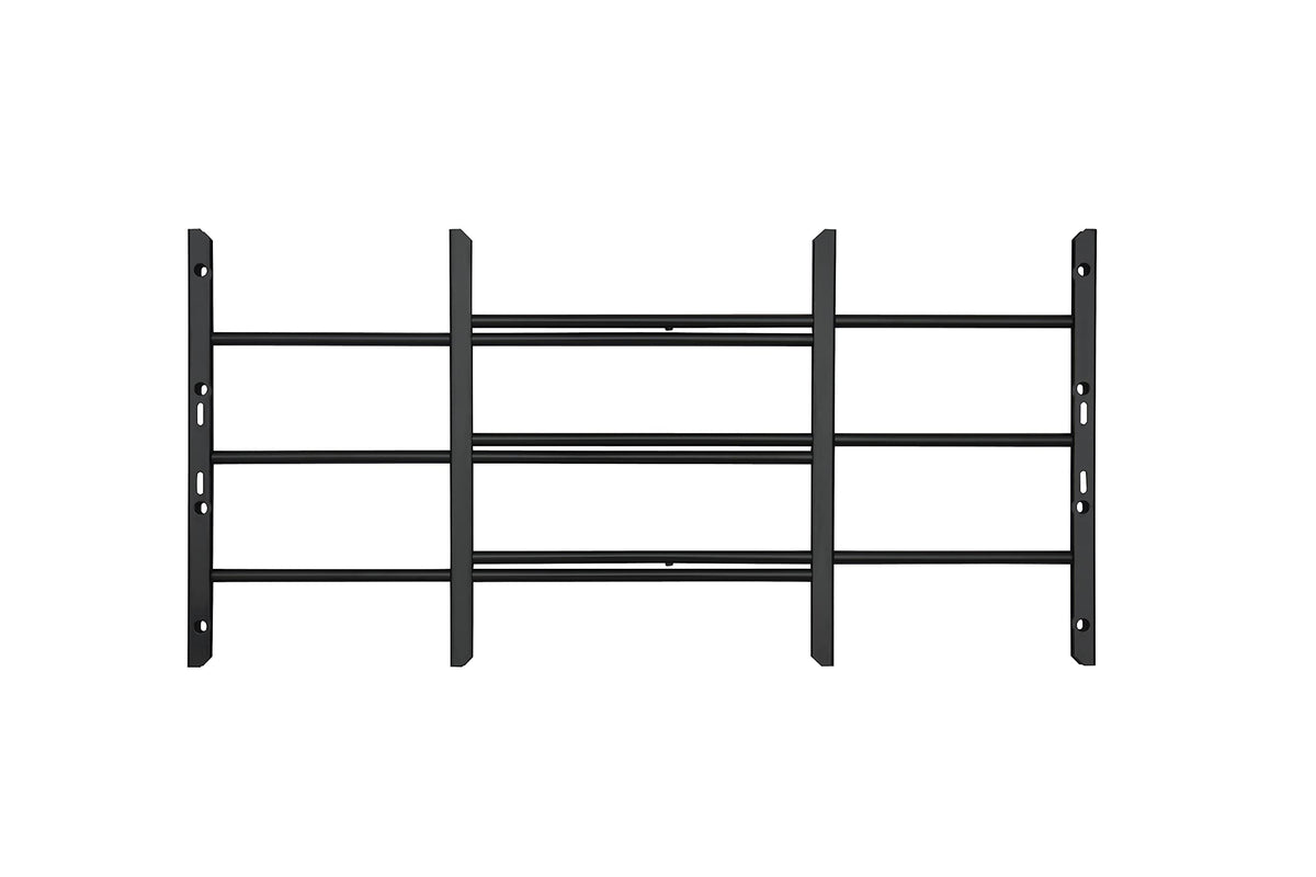 Black Adjustable Window Security Bars Y421