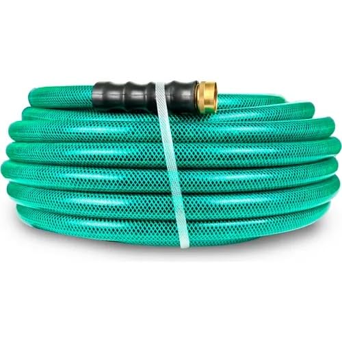 3/4 Inch x 100 Foot Hot Water Rubber Water Hose with GHT Fittings H9166