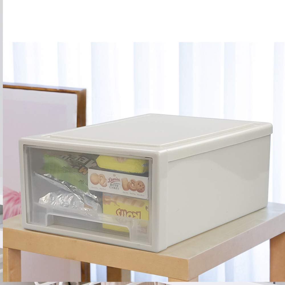 17.8 Quart 4 Pcs Plastic Stacking Storage Drawer B763