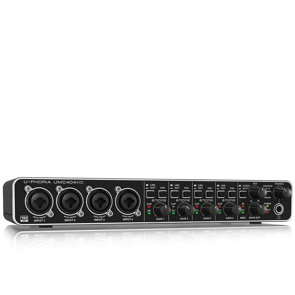 4x4 USB Audio/MIDI Interface with Mic Preamplifiers X5051