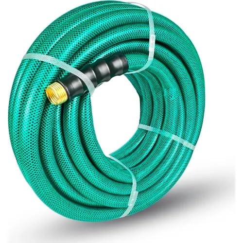 3/4 Inch x 100 Foot Hot Water Rubber Water Hose with GHT Fittings H9166