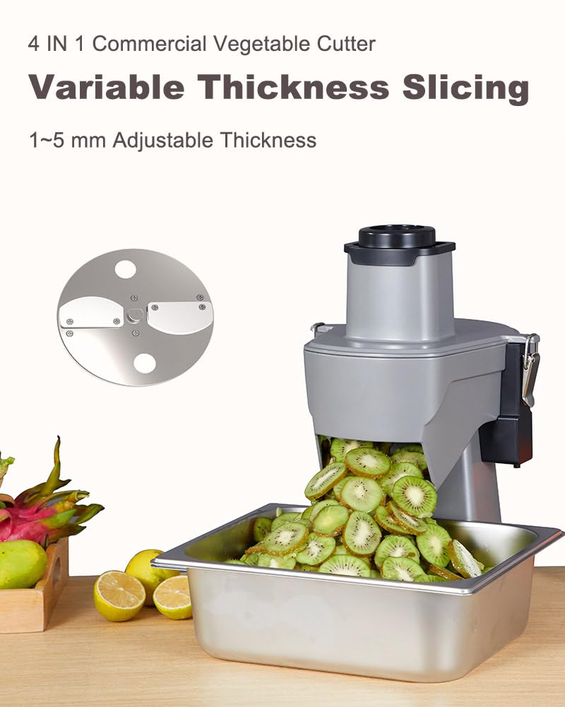 4 in 1 200W Electric Vegetable Chopper Slicer Dicer Shredder A597