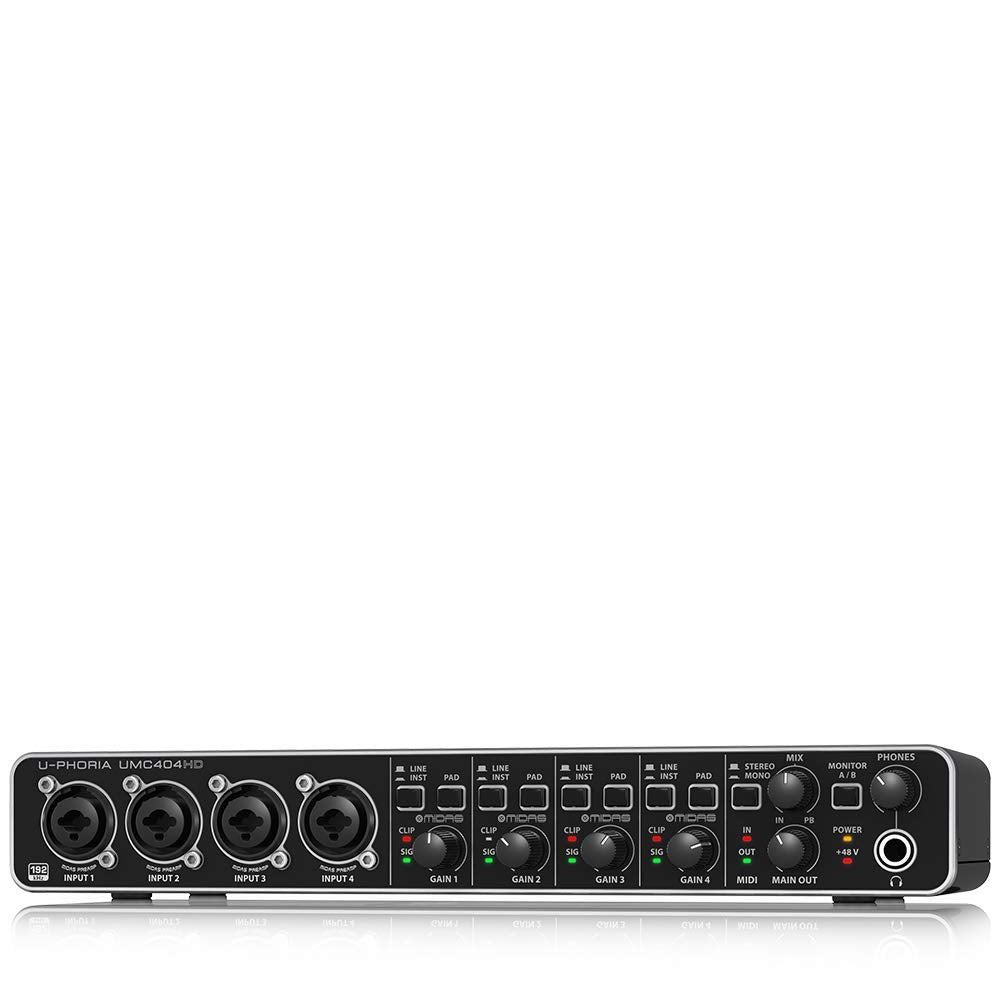 4x4 USB Audio/MIDI Interface with Mic Preamplifiers X5051