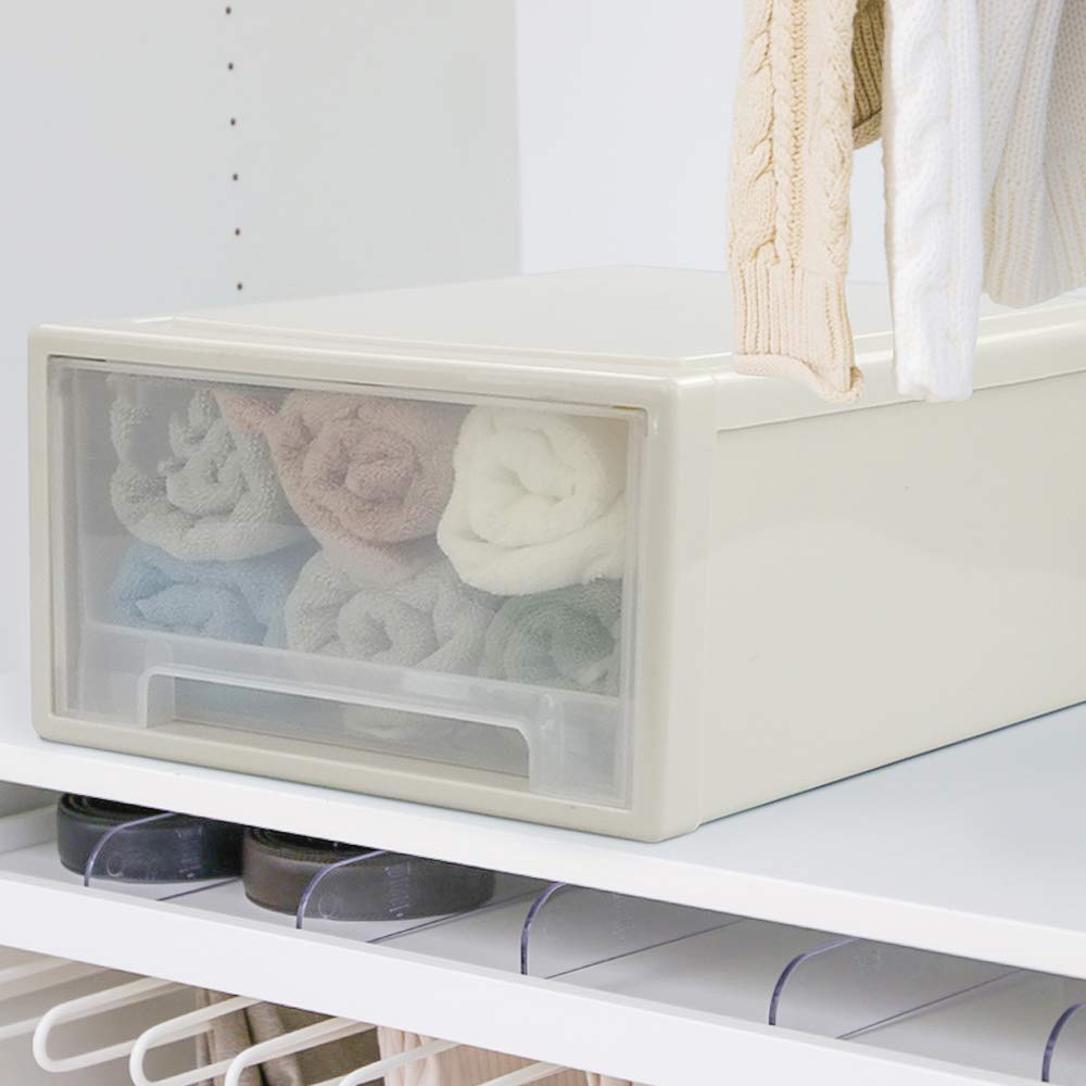 17.8 Quart 4 Pcs Plastic Stacking Storage Drawer B763