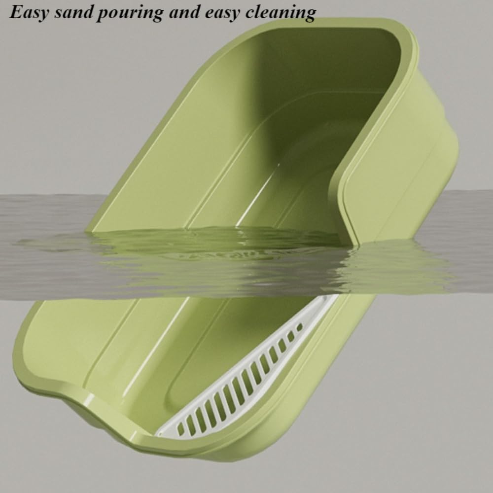 High Sides Low Entry Cat Litter Box D7064