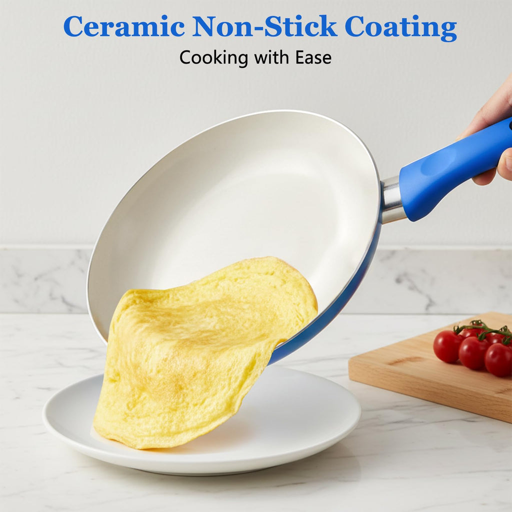 Ceramic Nonstick 12 Piece Cookware Set Q765