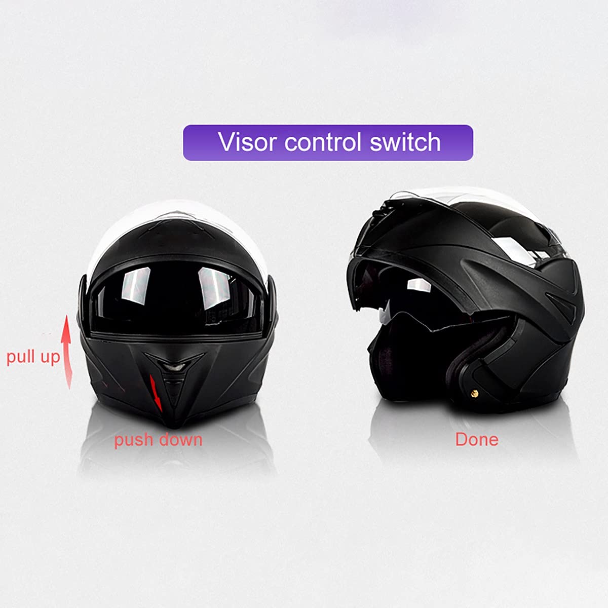Bluetooth Modular Full Face Motorcycle Helmet DOT ECE A194951