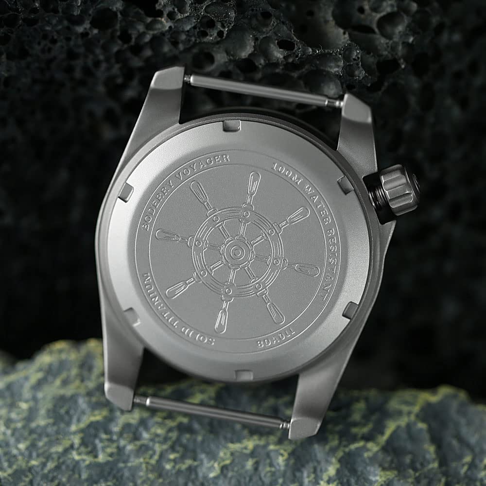 Titanium Automatic Field Watch 40mm Day Date 100M Waterproof Nylon Strap H942453