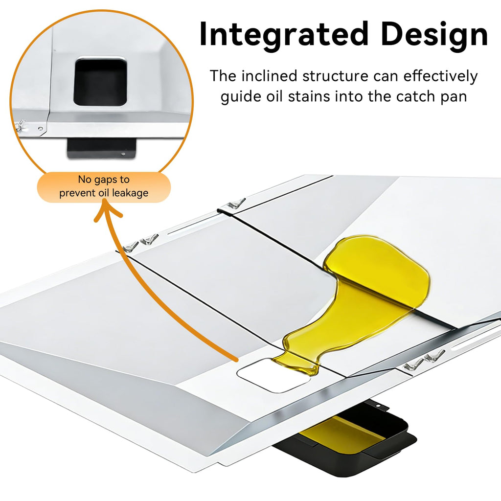 Adjustable Grease Tray with Catch Pan for Gas Grills N3182