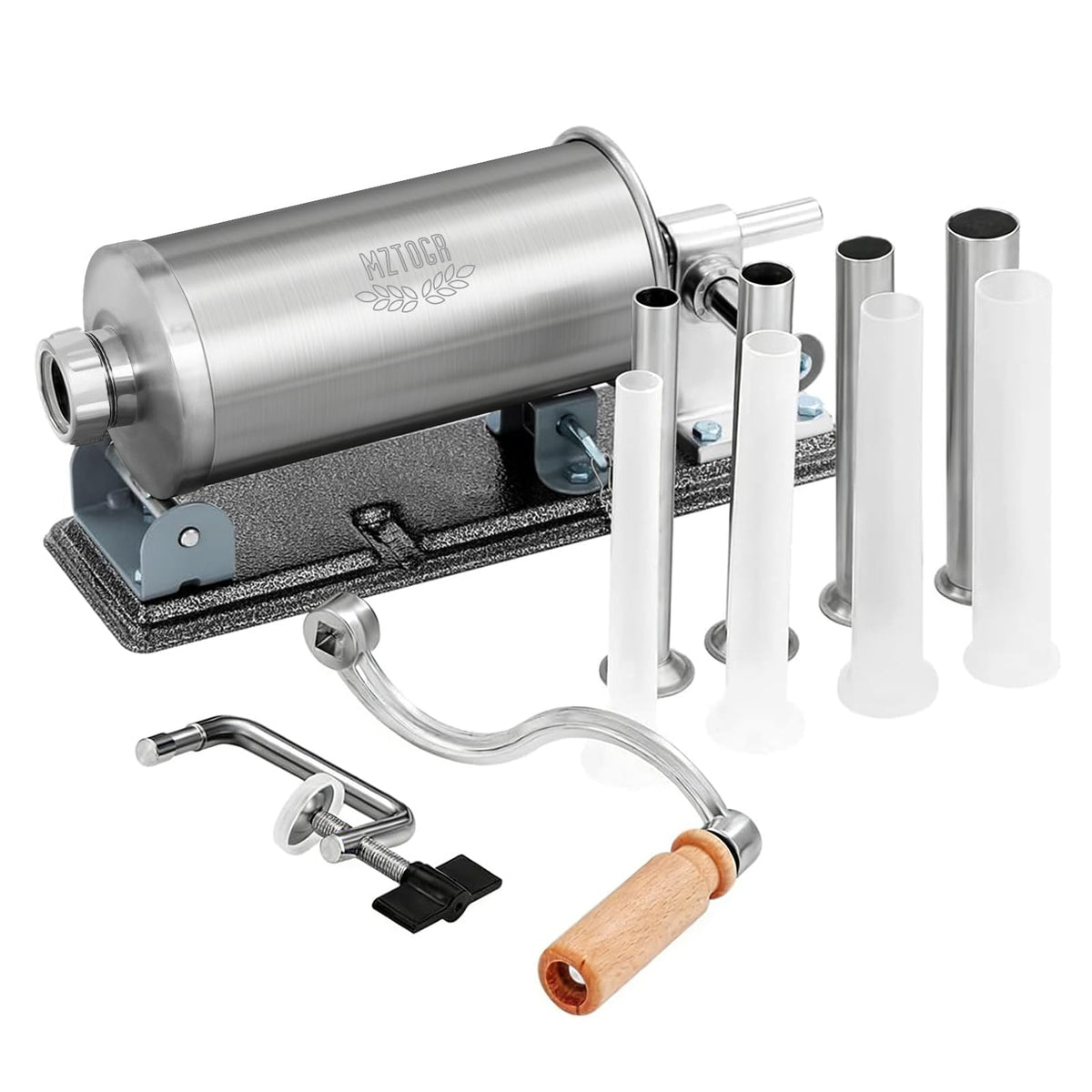 2.5LB Steel Sausage Stuffer with 8 Stuffing Tubes K159024