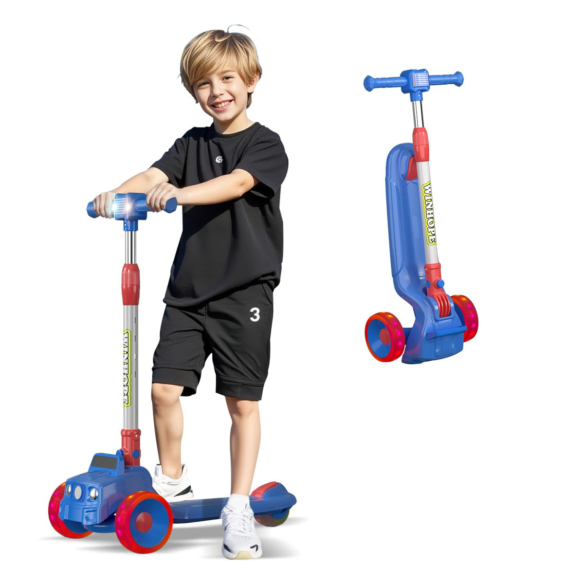 Foldable 3 Wheel Kids Scooter W1168