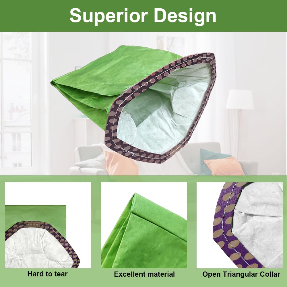 30 Pack Micro Filter Bags for Backpack Vacuum Cleaner V2678