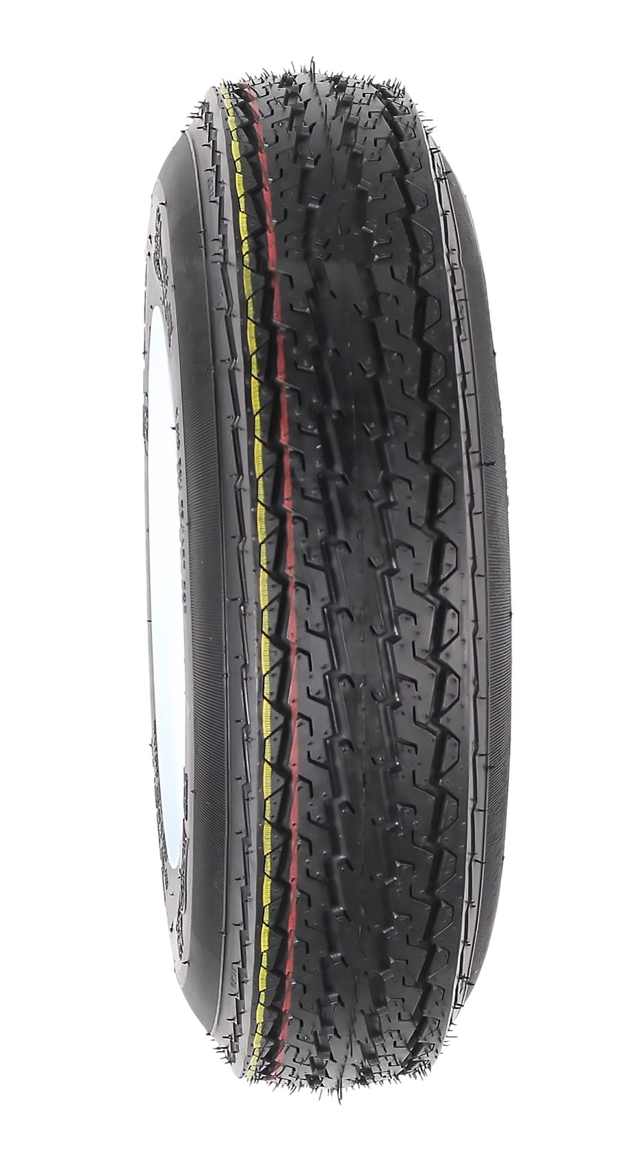 2-Pack Trailer Tire Rim Assembly 4.80-8 4 Lug White T4805