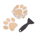 Gold Dog Paw Non Slip Bathtub Floor Stickers with Scraper C29051