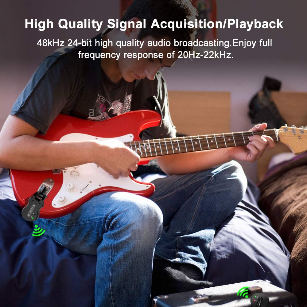 5.8GHz Wireless Guitar System Black S315