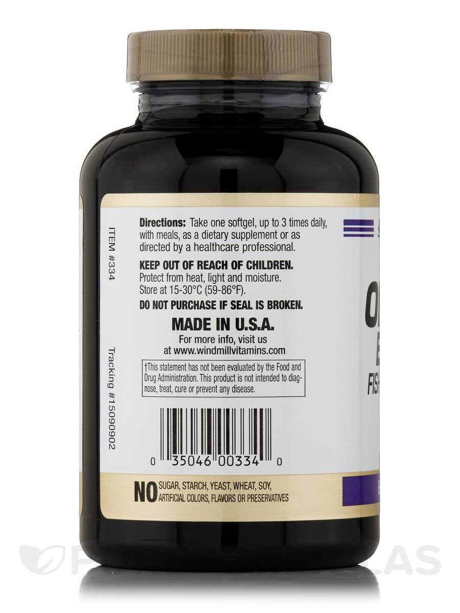 Omega 3 Fish Oil 1,000 mg Softgels, 90 ct B560