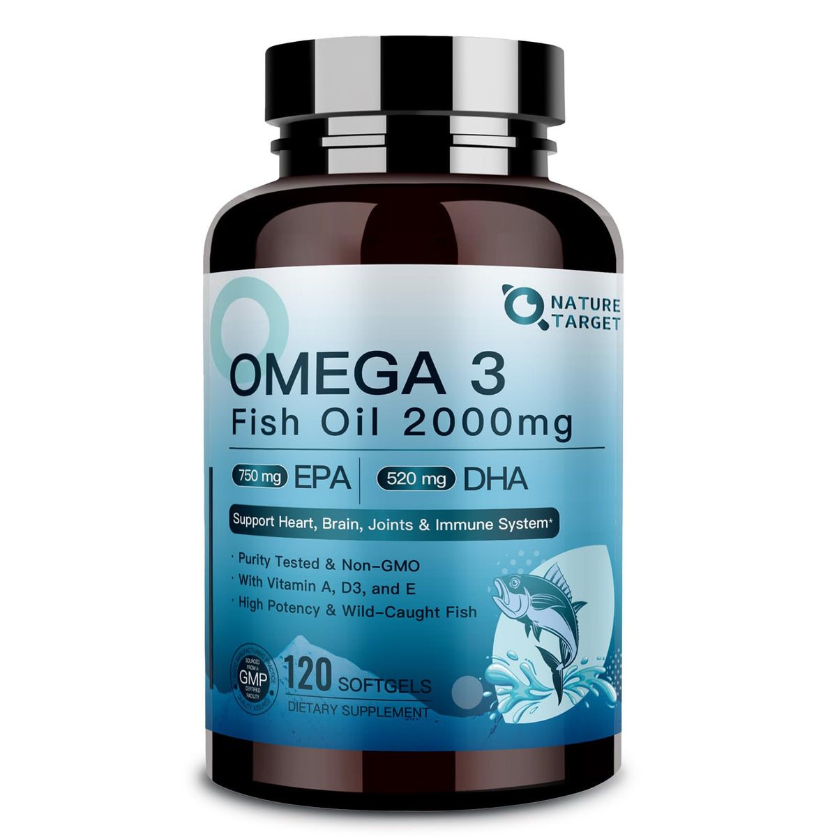 Omega 3 Fish Oil 2000mg Softgels X836106