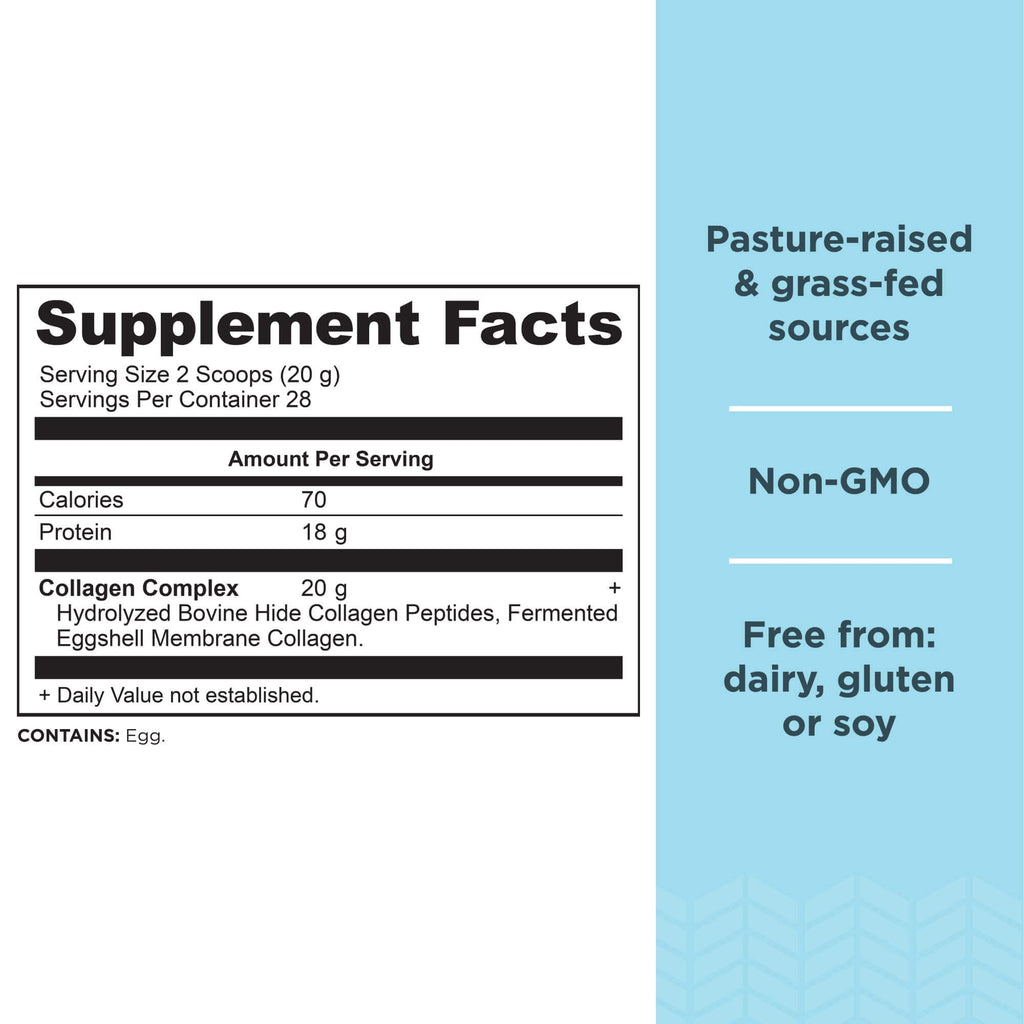 Hydrolyzed Collagen Peptides Powder, Unflavored F842899