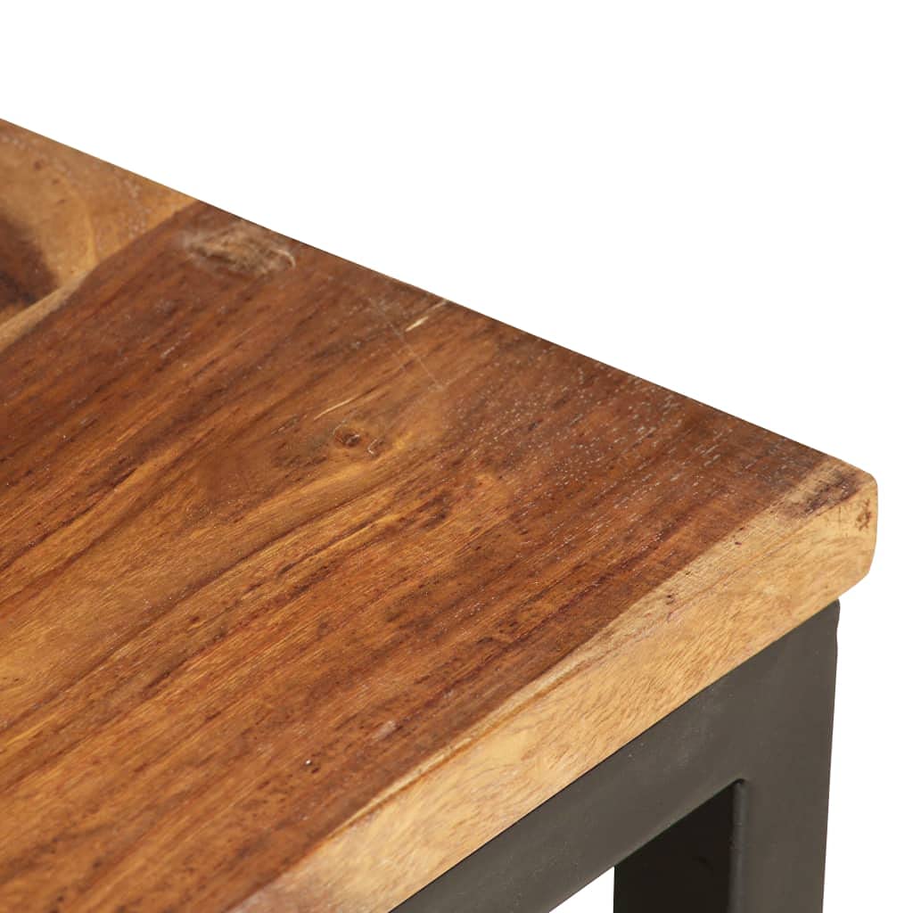 Solid Sheesham Wood Nesting Coffee Table Set A95326