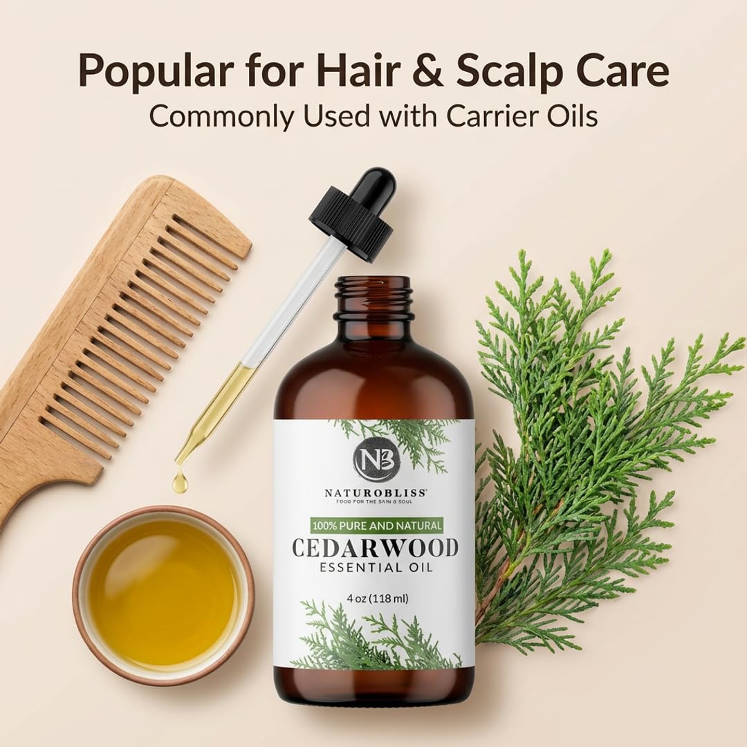 Cedarwood Essential Oil 4 Fl Oz Pack of 2 K554163