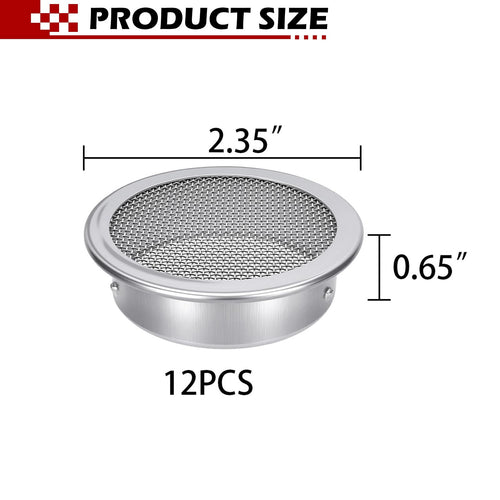 2-Inch Round Open Screen Vent 12 Pack Q557958