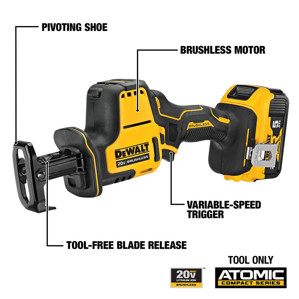 Cordless One-Handed Reciprocating Saw Kit W96362