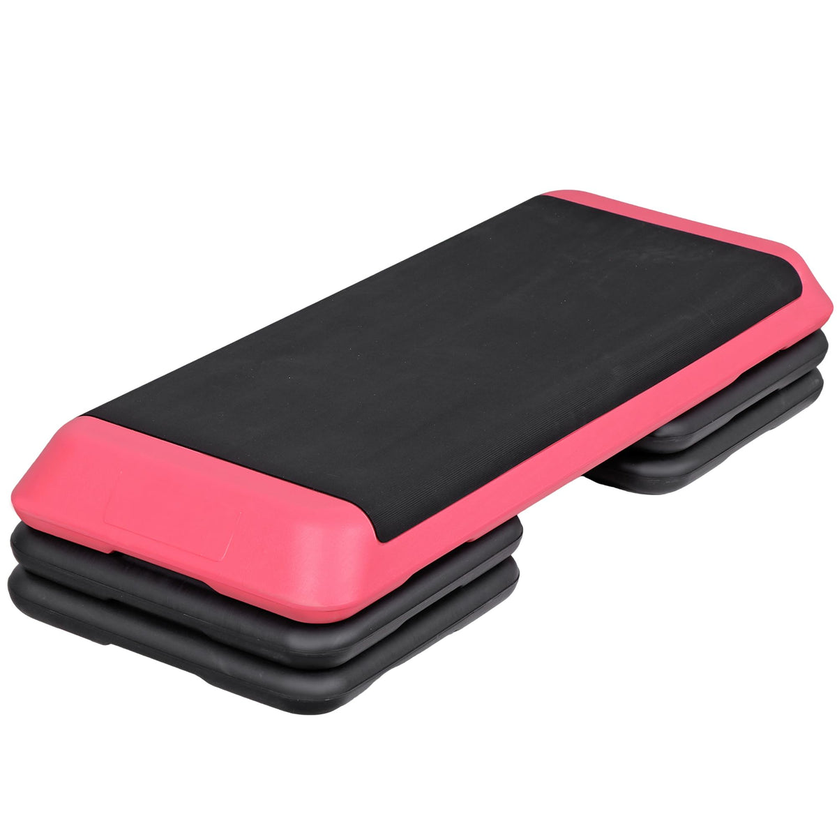 43" Adjustable Exercise Aerobic Step Platform with 4 Removable Risers H10596
