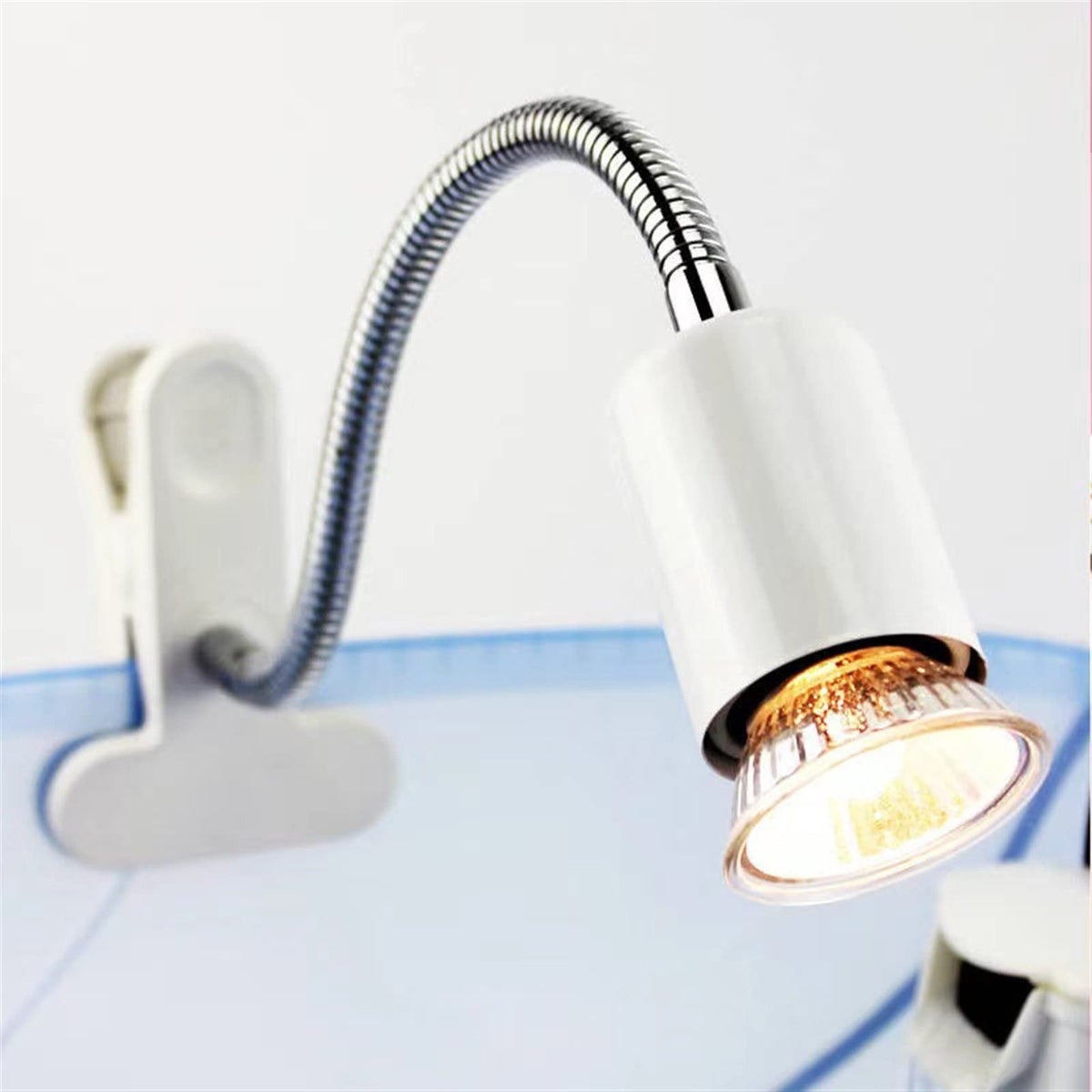 E27 Reptile Heat Lamp Clip-on Bulb Lamp Holder I5716