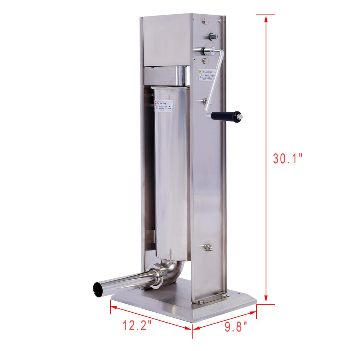 Stainless Steel Vertical Sausage Stuffer 15LB T712628