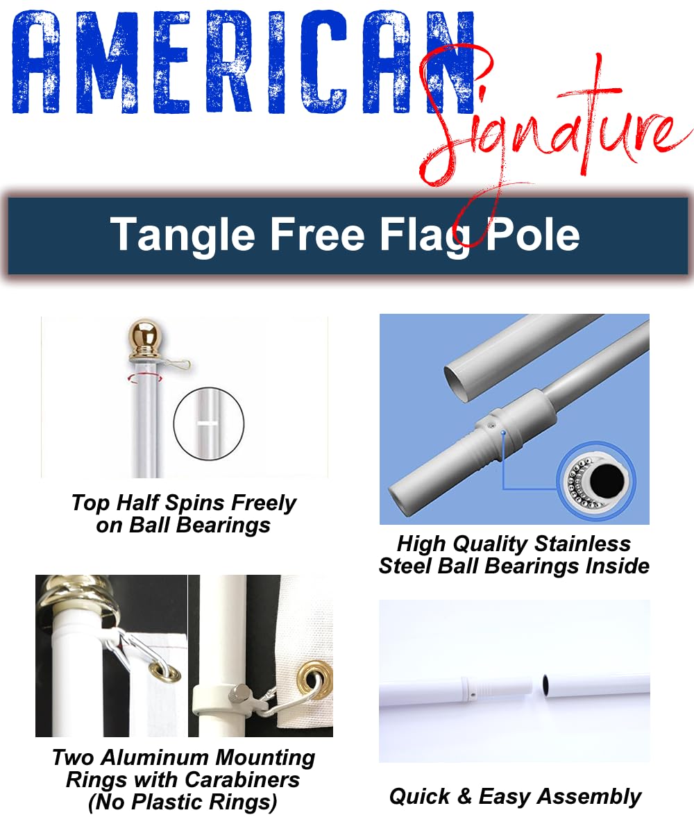 6 Ft Aluminum Flag Pole S7675