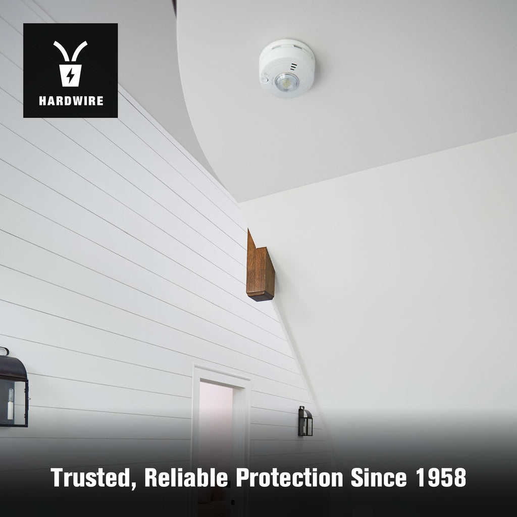 Hardwire Combination Smoke & Carbon Monoxide Alarm with LED Strobe X86975