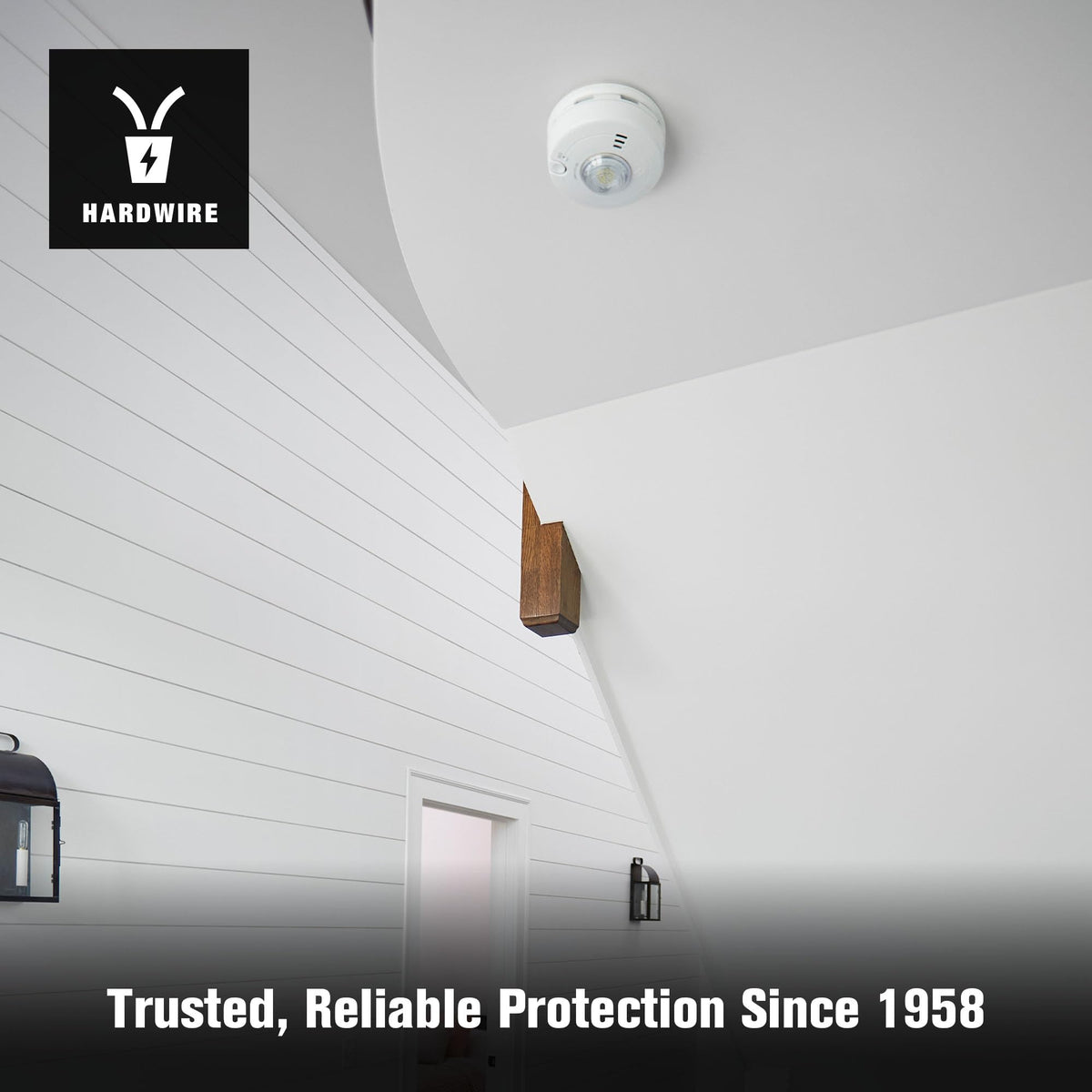Hardwire Combination Smoke & Carbon Monoxide Alarm with LED Strobe X86975