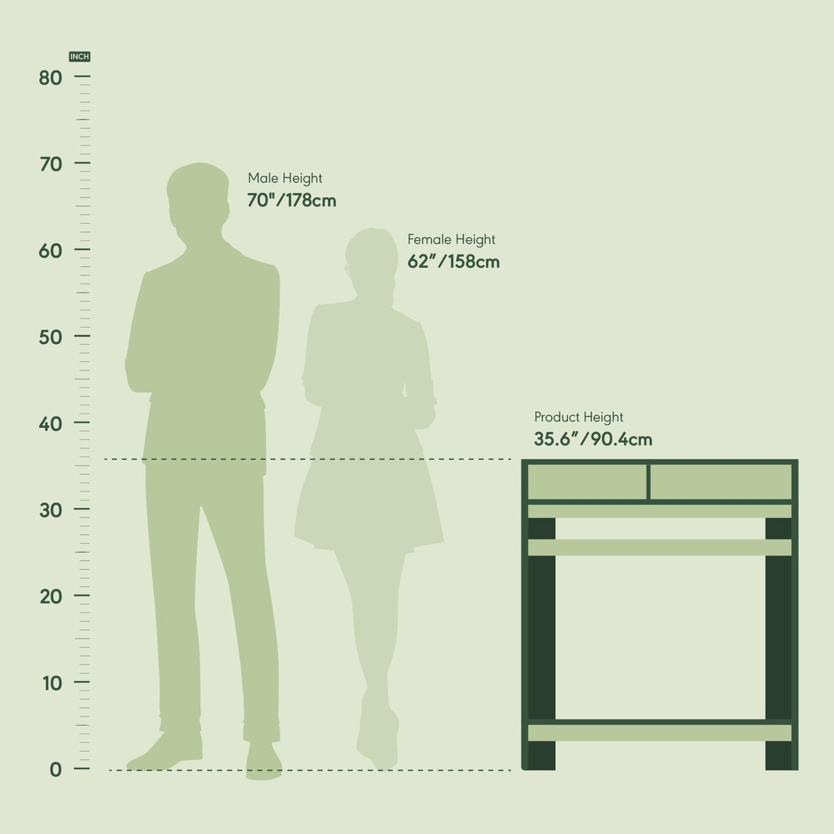 32-Inch Computer Desk with Hutch Shelf P571694