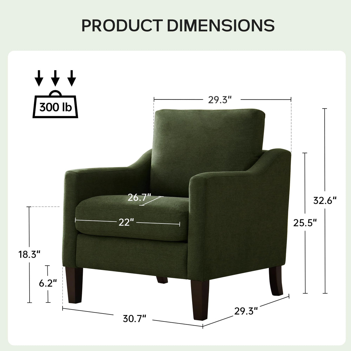 Accent Chairs Set of 2 Green L933801