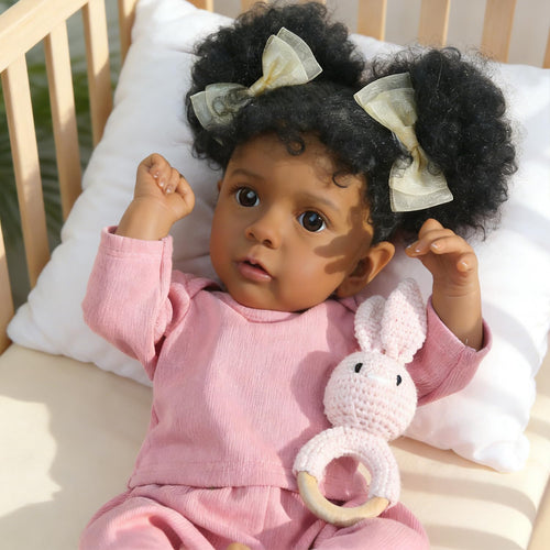20 Inch Realistic Newborn Baby Doll in Pink Outfit G5337