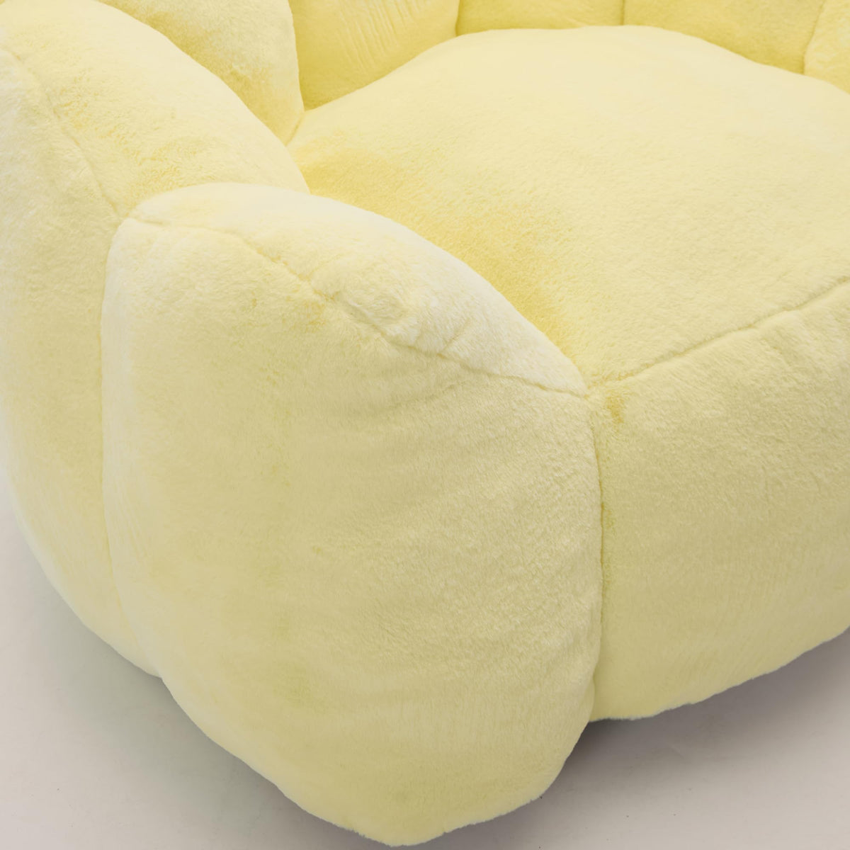 Yellow Memory Foam Bean Bag Chair W2111