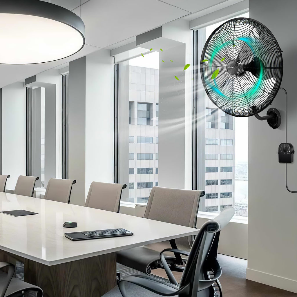 20-inch 3 Speed Metal Wall Mount Fan M66398