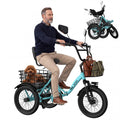 Folding Electric Tricycle 1000W 48V 18" Tire I136067