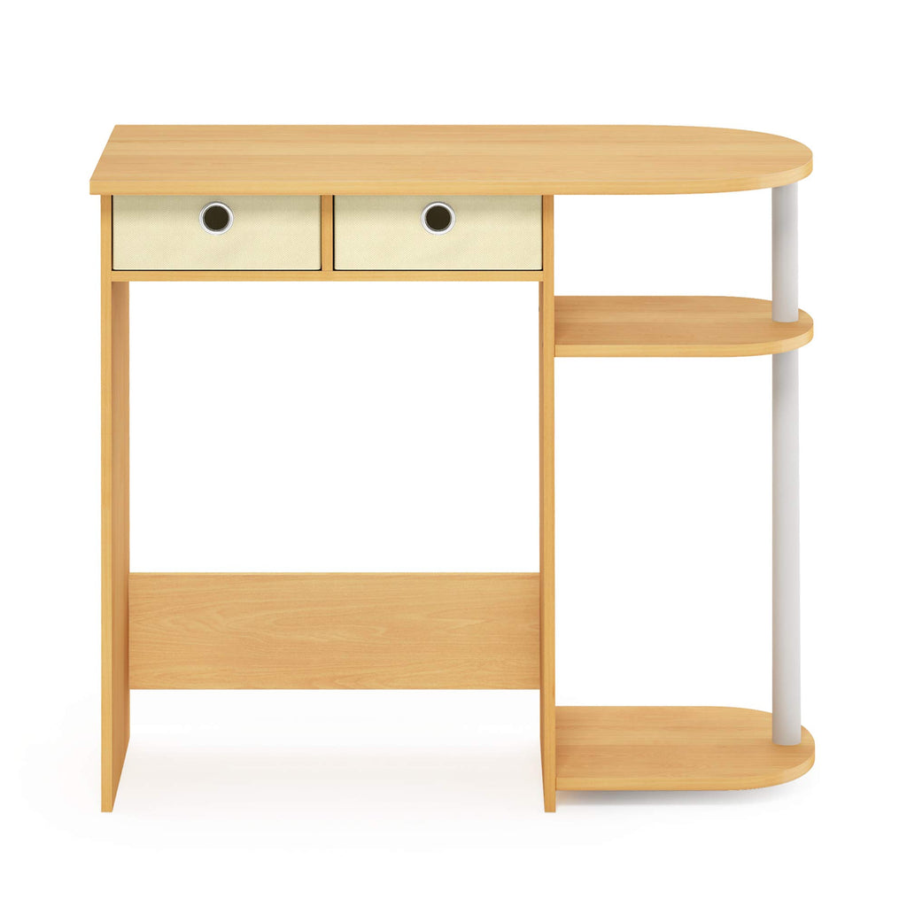 32-Inch Oak Entryway Table with 2 Fabric Drawers M2712