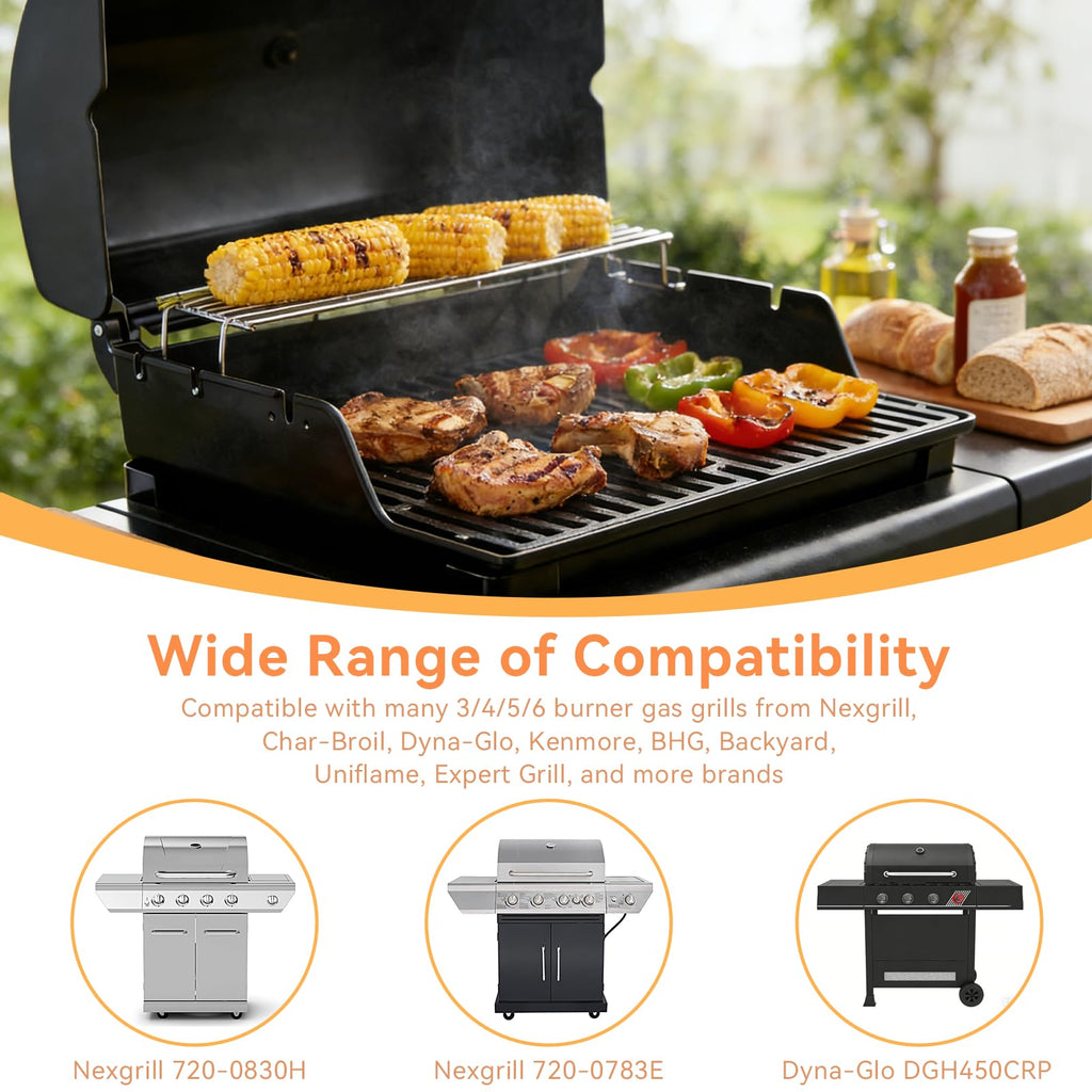 Adjustable Grease Tray with Catch Pan for Gas Grills N3182