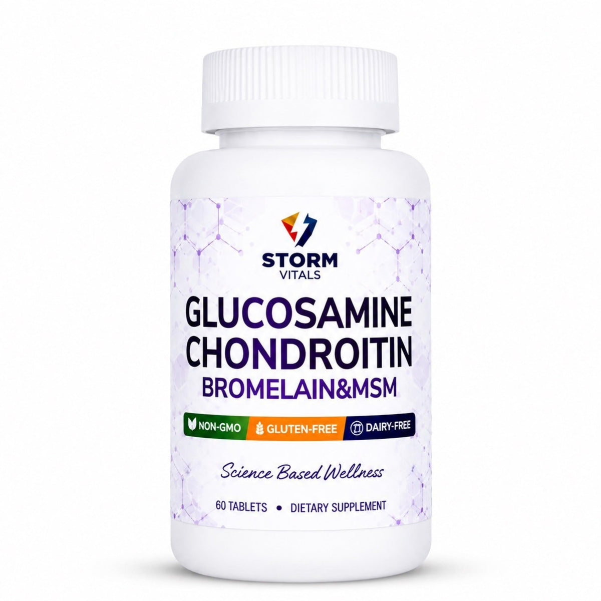 Glucosamine Chondroitin MSM Dietary Supplement 60 Tablets J6652