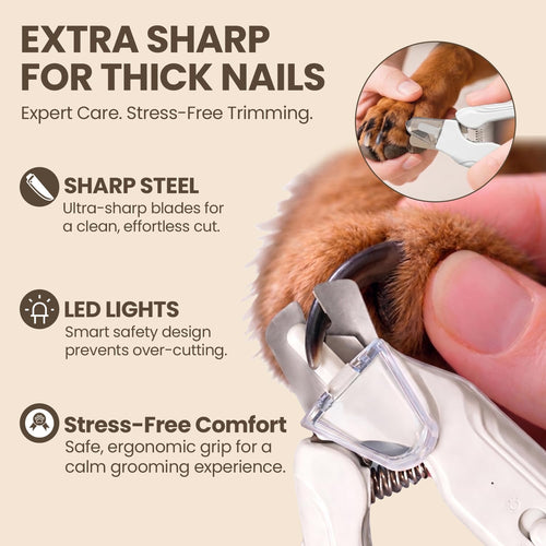 2-in-1 Dog & Cat Nail Clipper and Grinder with Light P3059