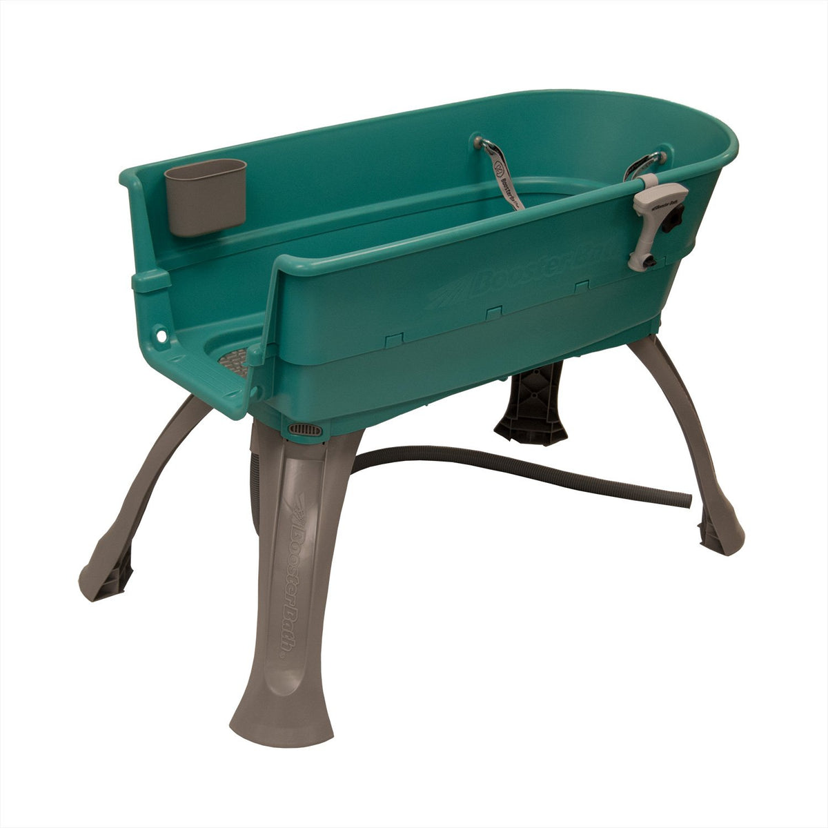 Elevated Pet Bathing Large Teal with Steps F930300