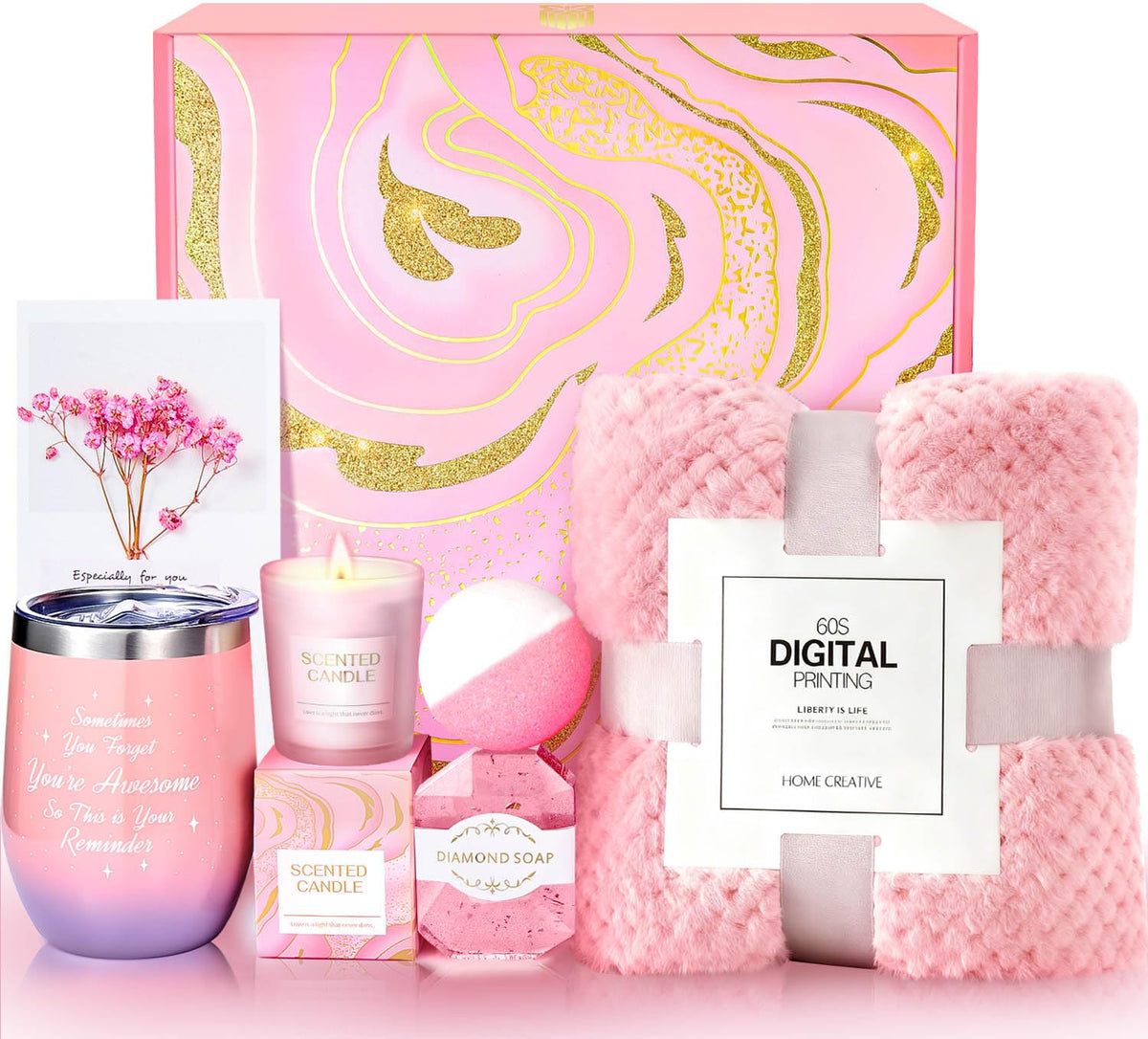 Self Care Gift Set With Blanket O517395