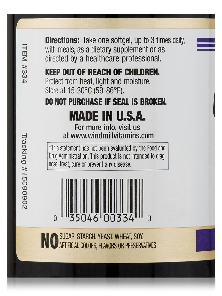 Omega 3 Fish Oil 1,000 mg Softgels, 90 ct B560