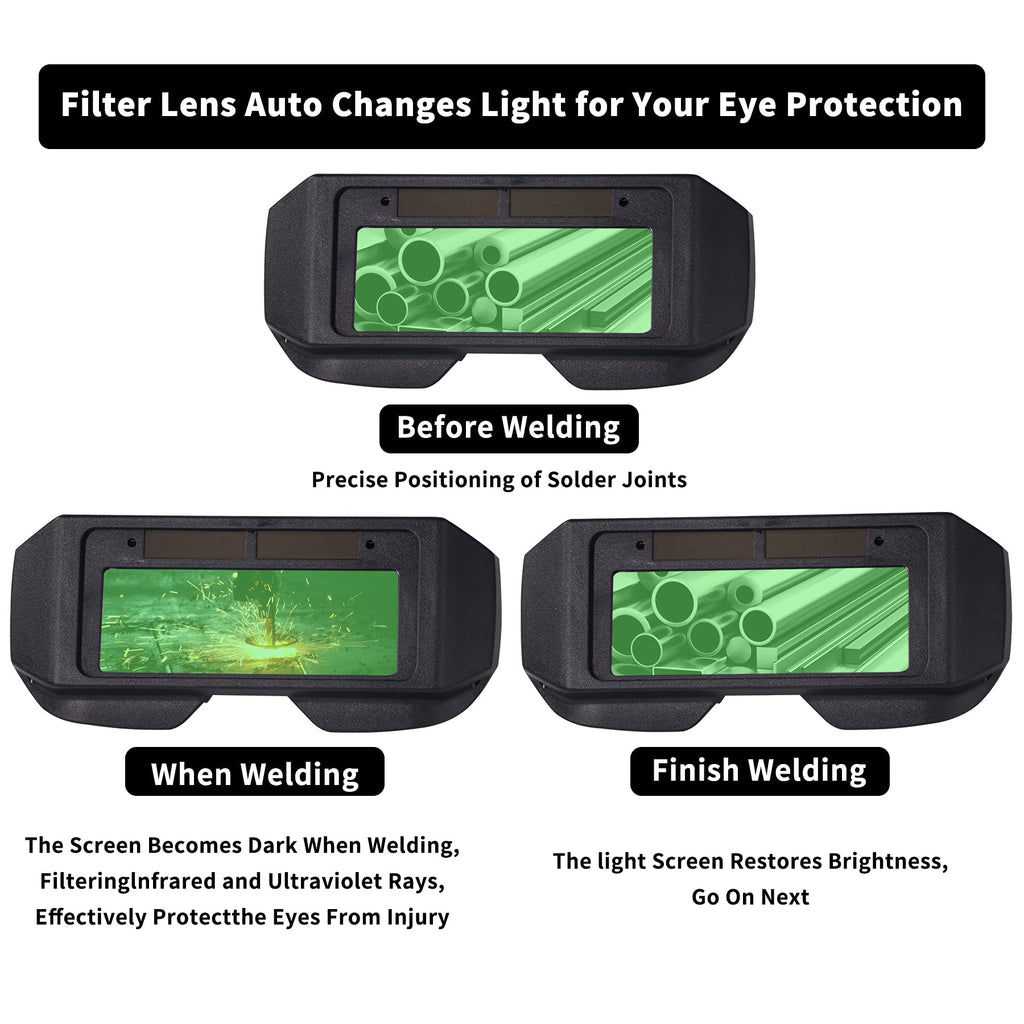 Auto-Darkening LCD Welding Glasses N249