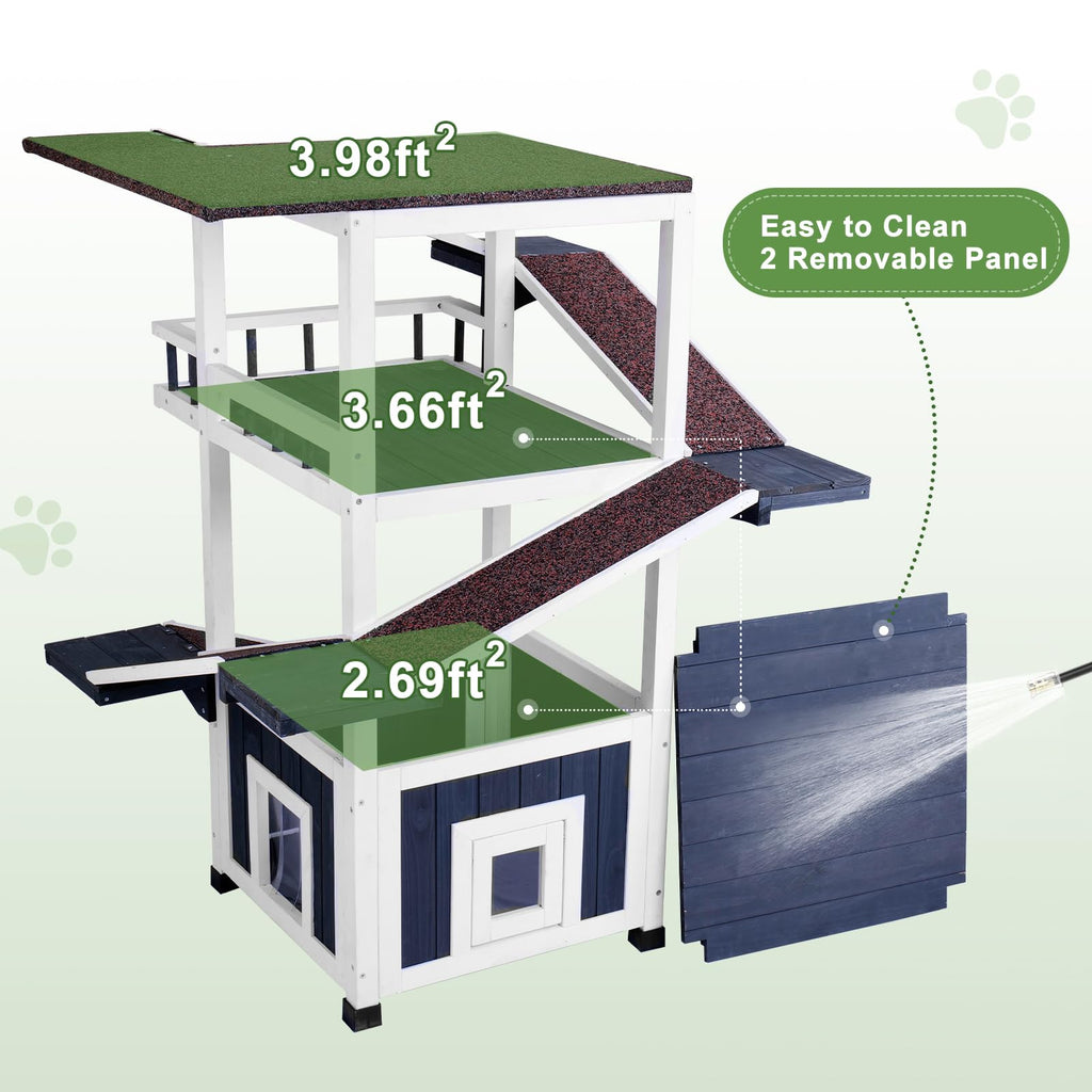 Weatherproof Outdoor Cat Tree M314536